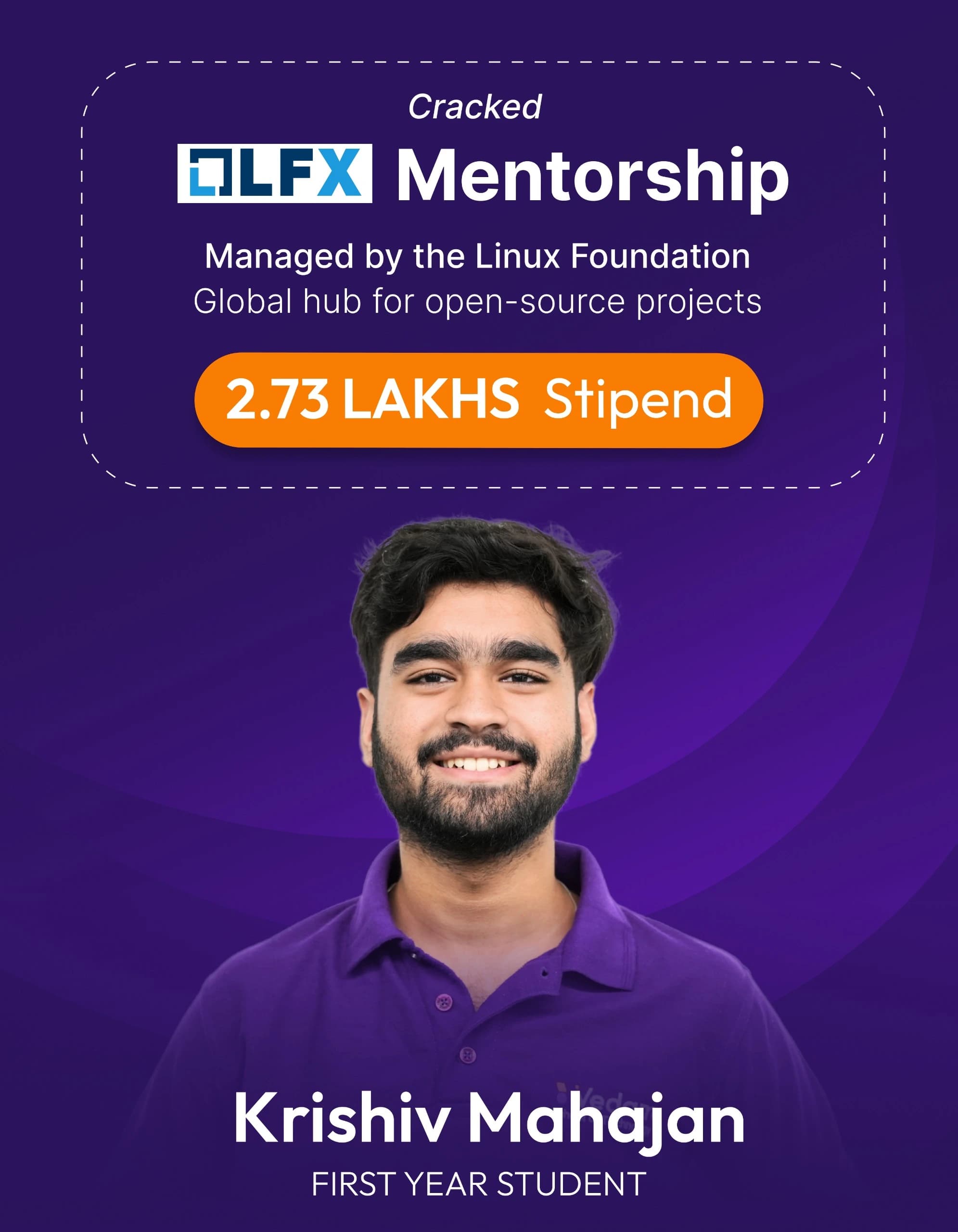 Student success story at Vedam