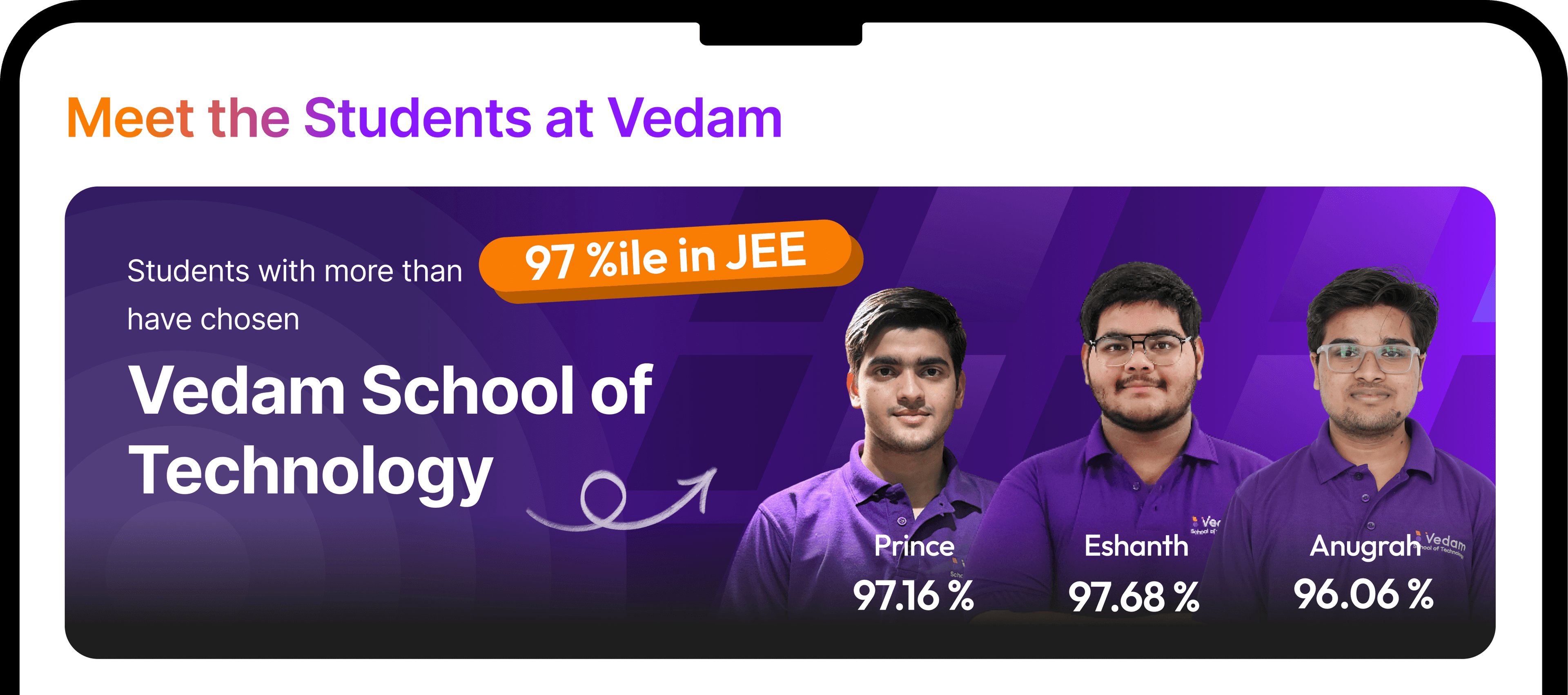Students at Vedam