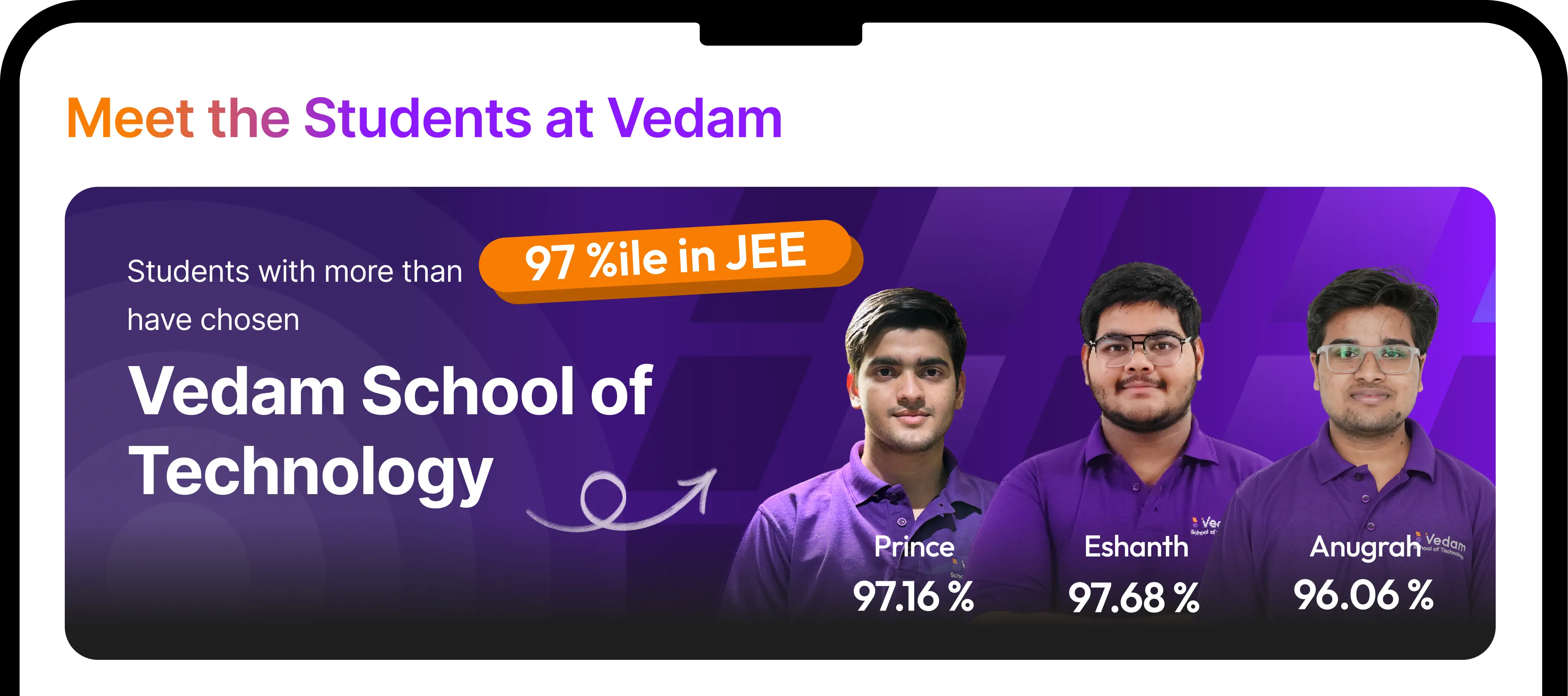 Students at Vedam